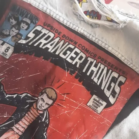 SOLD @MARKET! Vintage Levi's Stranger things red tag custom vest! Hollywood! - Picture 3 of 15